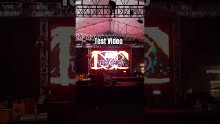 Led Videotron Test [upl. by Lebatsirhc36]