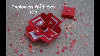 Poklon kutija iznenadjenja za Dan zaljubljenih DIY Suprise Gift Box for Valentinequots Day  Basic [upl. by Ahsrats]