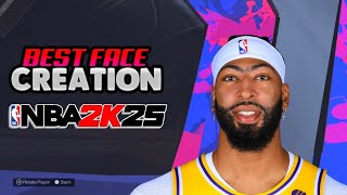 BEST ANTHONY DAVIS NBA 2K25 FACE CREATION HOW TO MAKE AD ON NBA 2K25 [upl. by Eerized486]