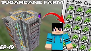 EP19  Make A Sugarcane Farm  Minecraft Survival Series 121 [upl. by Allegna]