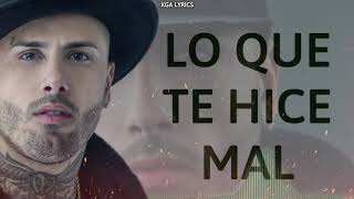 Nicky Jam  Mil Lagrimas Video LyricsLetra [upl. by Adhern]