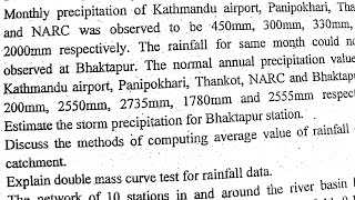 Estimation of missing precipitation  Physical Hydrology  Engineering Hydrology [upl. by Acsisnarf560]