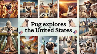 Pug explores the United States 🐶🌎 [upl. by Fornof]