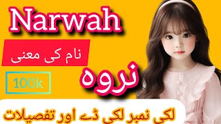 Narwah Name meaning in Urdu  New name for girls  Muslim girls names [upl. by Ralleigh]