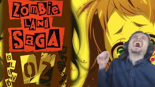 Teeaboo Reacts  Zombie Land Saga Episode 2  Help Ive fallen for Tatsumi Koutarou amp I cant get up [upl. by Ardnosac]