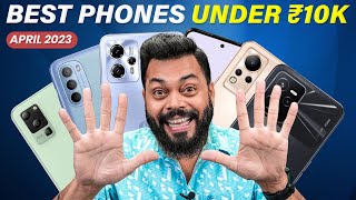 Top 5 Best Smartphones Under ₹10000 Budget⚡April 2023 [upl. by Kappenne280]