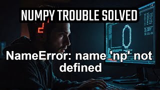 NameError name np not defined  vscode  jupyternotebook  pycharm [upl. by Eurydice]