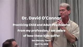 Dr David OConnor quotI am aware of how these kids sufferquot [upl. by Nohsram]