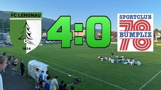 HIGHLIGHTS FC LENGNAU A Vs SC BÜMPLIZ 78  11052024  4 Liga Gruppe 6 [upl. by Burbank62]