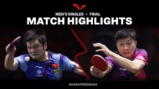 Fan Zhendong vs Ma Long  MS Final  Singapore Smash 2023 [upl. by Vivia]