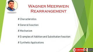 Wagner Meerwein Rearrangement Reaction [upl. by Heurlin]