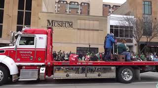 ☘️🎸24th Madison’s St Patricks Day Parade Currach Irish Trio Police Chief Shon Barnes [upl. by Nirad]