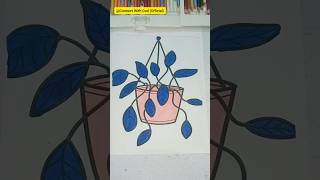 Blue Leaf vine plant drawing shorts ConnectWithGod1313j [upl. by Ecilayram]