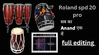 New patch editing Roland SPD 20 pro all in one patch [upl. by Vashtia]