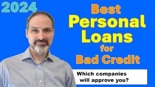 Best personal loans for people with bad credit scores in the USA in 2024 [upl. by Kannry321]