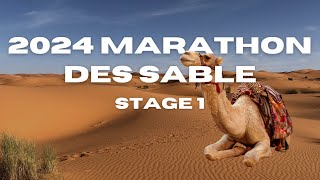 2024 Marathon Des Sable  Stage 1 [upl. by Ydnem582]