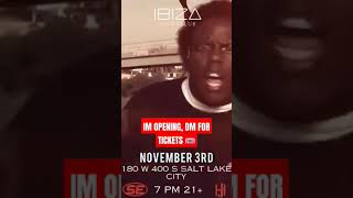 OPENING FOR KrizzKalikoOfficial amp DizzyWright NOV 3RD AT IBIZA ULTRA LOUNGE 😱‼️🔥 [upl. by Ilysa]