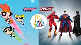 Cajita Feliz McDonalds Chicas superpoderosas y la La Liga de la Justicia [upl. by Airlia]