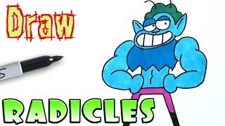 How to Draw Radicles  OK KO Lets Be Heroes [upl. by Nappy104]