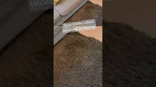 vacuuming cleaning crunchyvacuuming satisfying shagrug carpetlines sharkrotator youtuber [upl. by Ttnerb]