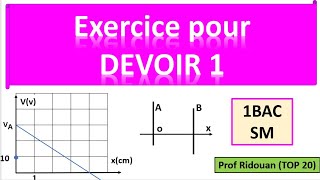 Série dexercices énergie potentielle electrostatique 1 Bac sciences mathématiques [upl. by Rundgren844]