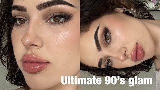 COOL TONES 90’S MAKEUP LOOK [upl. by Mairam530]