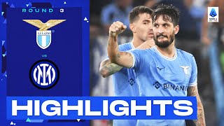 LazioInter 31  Lazio thrash Inter at the Olimpico Goals amp Highlights  Serie A 202223 [upl. by Lehcsreh]