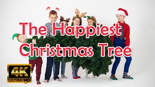 The Happiest Christmas Tree  Nat quotKingquot Cole  Lyrics  4K [upl. by Gnehs]