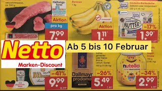 Netto Werbung Prospekt Angebote und Aktionen gültig ab 5 bis 10 Februar [upl. by Edward]