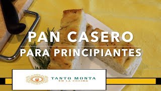 Pan Casero Para Principiantes  Receta Pan Italiano [upl. by Geri]