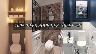 100 idées pour des toilettes  décoration WC 2021 [upl. by Maryjane358]