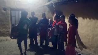 Nepal tharu Dashain traditional culture dance [upl. by Dmitri]