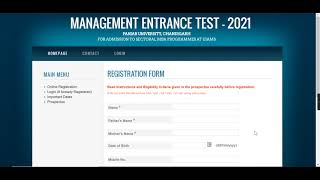 Punjab University MET 2021 Application Form Started How to Fill Punjab University MET Application [upl. by Isador]