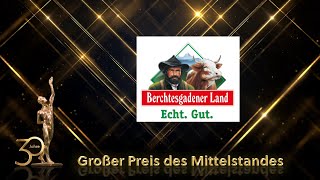 Milchwerke Berchtesgadener Land Chiemgau eG  Großer Preis des Mittelstandes 2024 [upl. by Hynda]