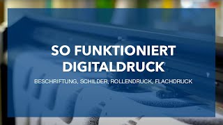 Wie funktioniert Digitaldruck Großformat Digitaldruck in Salzburg [upl. by Esiom]