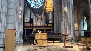 Jehan Alain Litanies  Recital in Uppsala Cathedral largest in Scandinavia Ruffatti organ [upl. by Shreeves423]