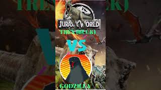 GODZILLA 2014 vs Trex Buck🦖 edit godzillaYT [upl. by Ivo659]