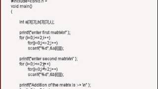 C program to add two matrices [upl. by Dammahum]