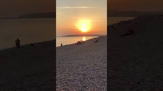 Seaford beach End of Summer Big sunset before school starts Seaford seafront Seaford E Sussex [upl. by Adanama917]