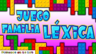 JUEGO De FAMILIA De PALABRAS LÉXICA 👁️‍🗨️ Vídeo Educativo Para Niños [upl. by Podvin]