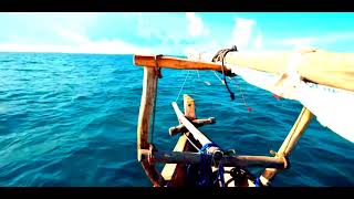 Creaky Sailing Noise Wooden Boat Sailing off the coast of Cape Horn Boat Sounds ASMR [upl. by Adnamma239]