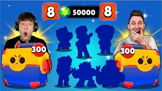 OMG 50000 Gems 💎 Opening Battle Vs puuki 600 Mega Boxen Öffnen 🔥😍 Brawl Stars Deutsch [upl. by Eselrahc]