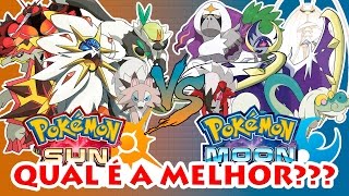 QUAL VERSÃO COMPRAR POKÉMON SUN OU POKÉMON MOON [upl. by Rowney]