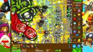 BTD5 highest round ever World record Round 1700 [upl. by Nahgeem]