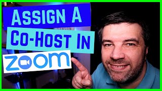 Add a CoHost in Zoom  How to [upl. by Mamoun633]