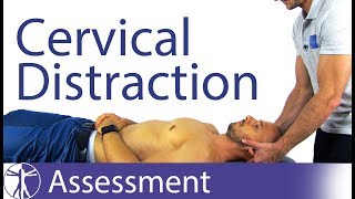 Cervical Distraction Test  Cervical Radicular Syndrome [upl. by Aisined]