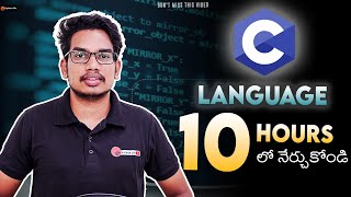 C Language Full Course in Telugu  C Tutorials in Telugu  C for Beginners in Telugu [upl. by Ashby]