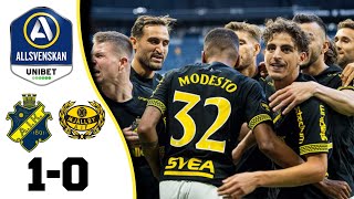 Höjdpunkter AIK  Mjällby 10 Allsvenskan [upl. by Udele]