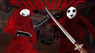 Aka Manto  PS1 style Japanese 赤マント urban legend survival horror All Endings [upl. by Pilif38]