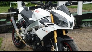 Ive repainted my Tuono and how to fit an Aprilia RSV4 tail to it [upl. by Sheply]